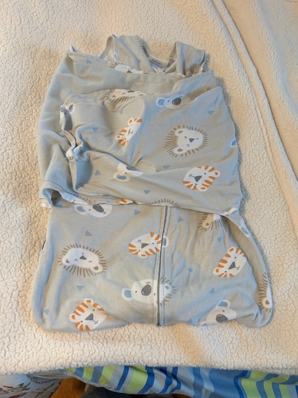 Halo Light Blue SleepSack Swaddle